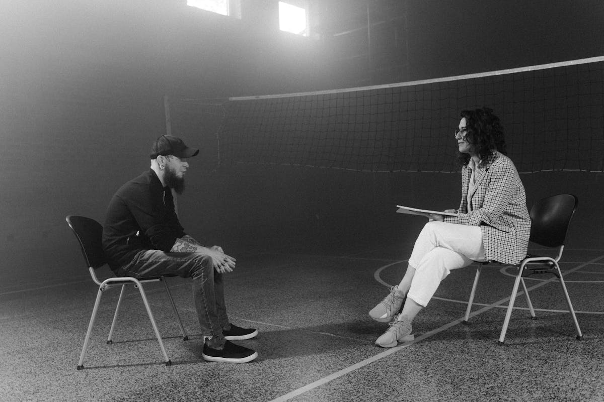 a man undergoing therapy